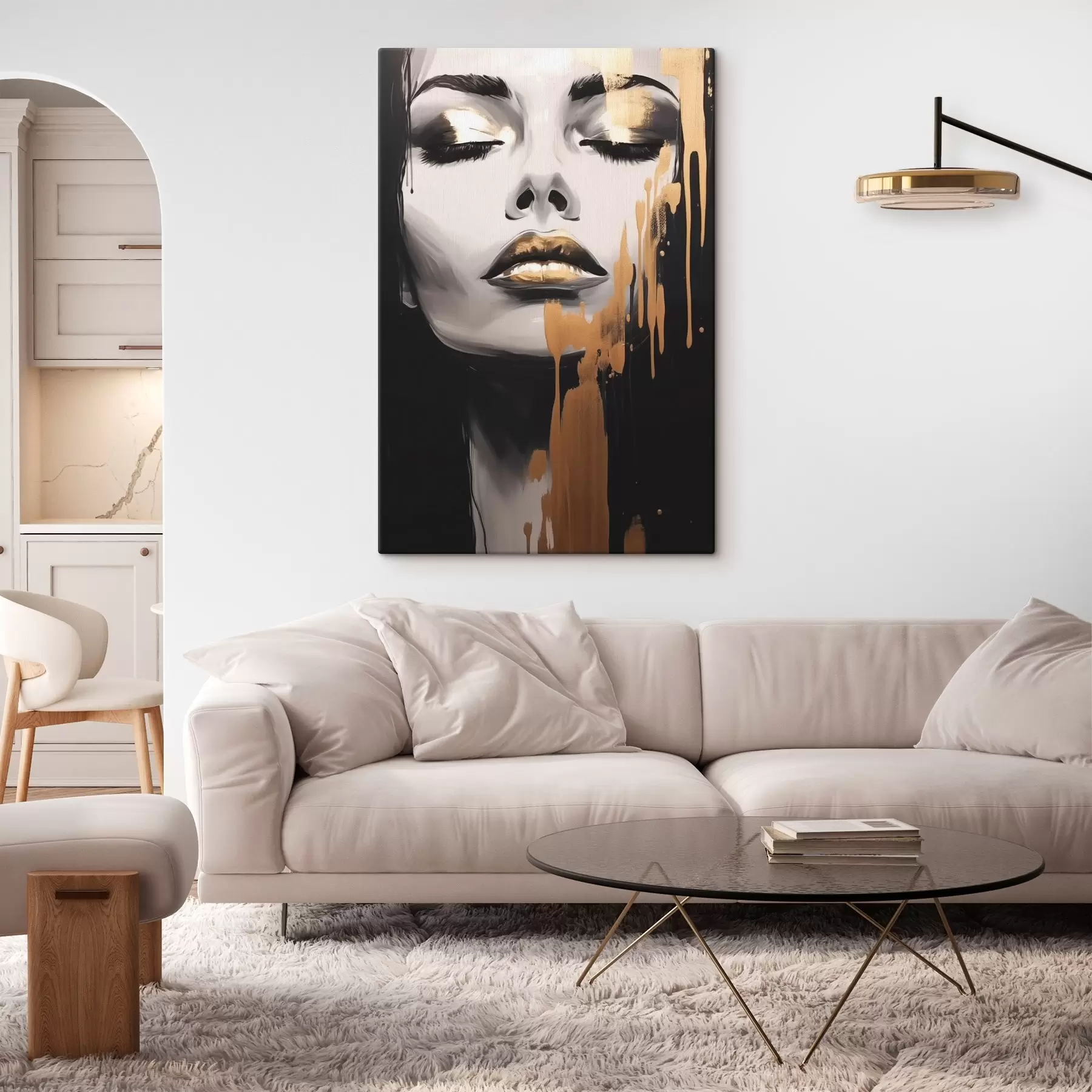 Tableau Portrait de femme s45467