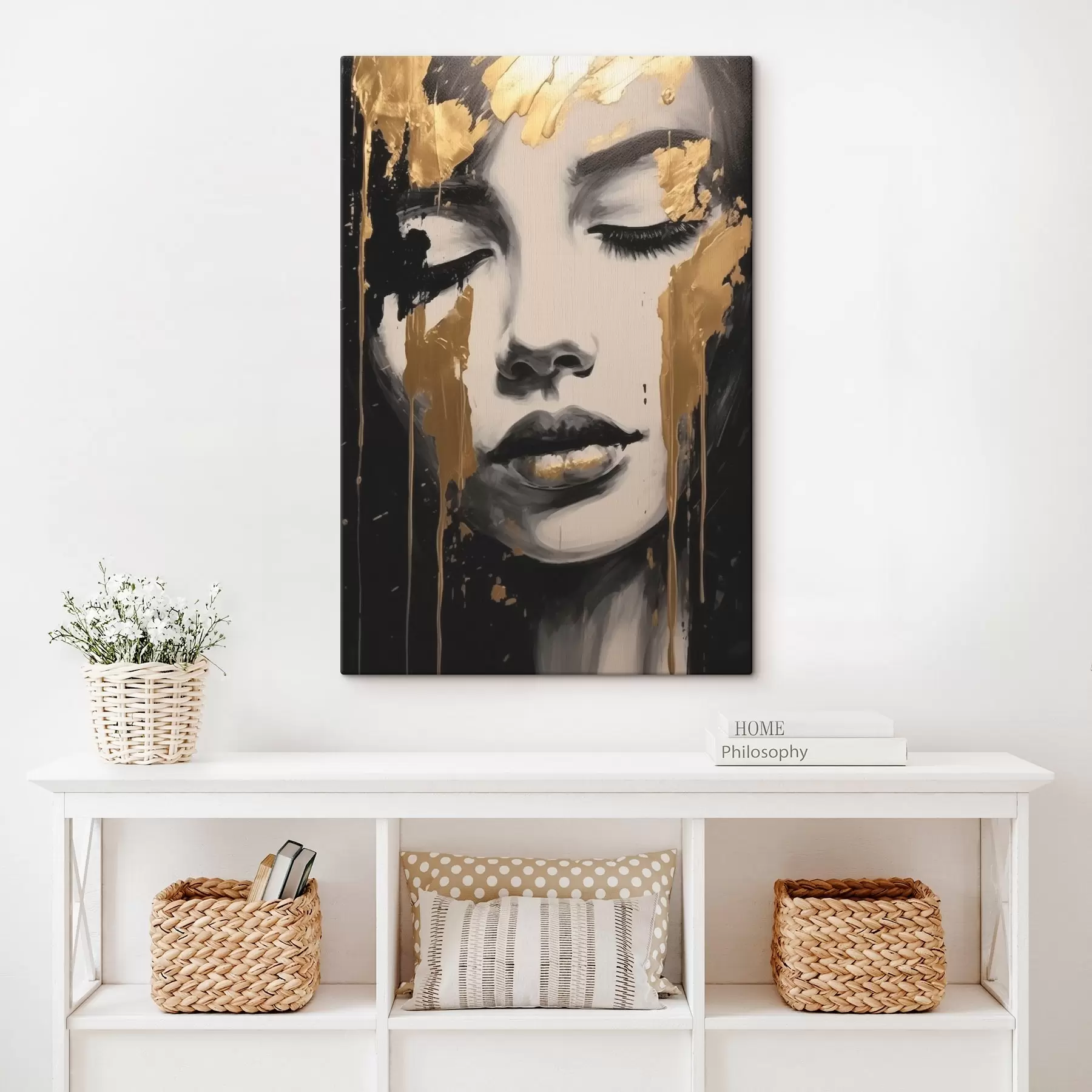 Tableau Portrait de femme s45468