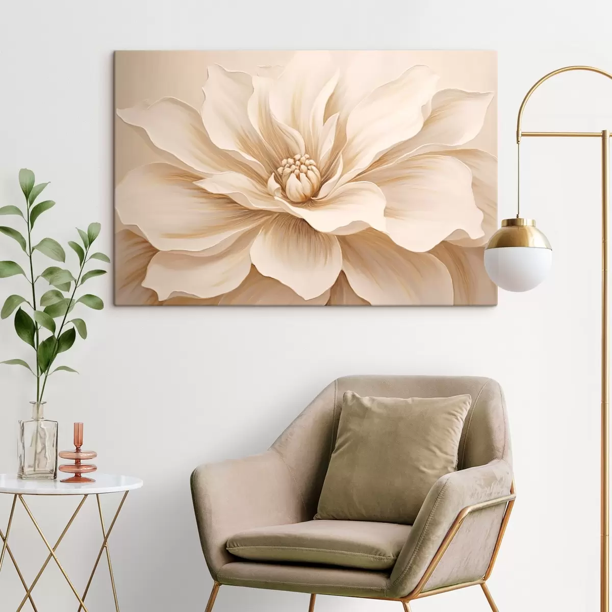 Tableau Grande fleur s45471