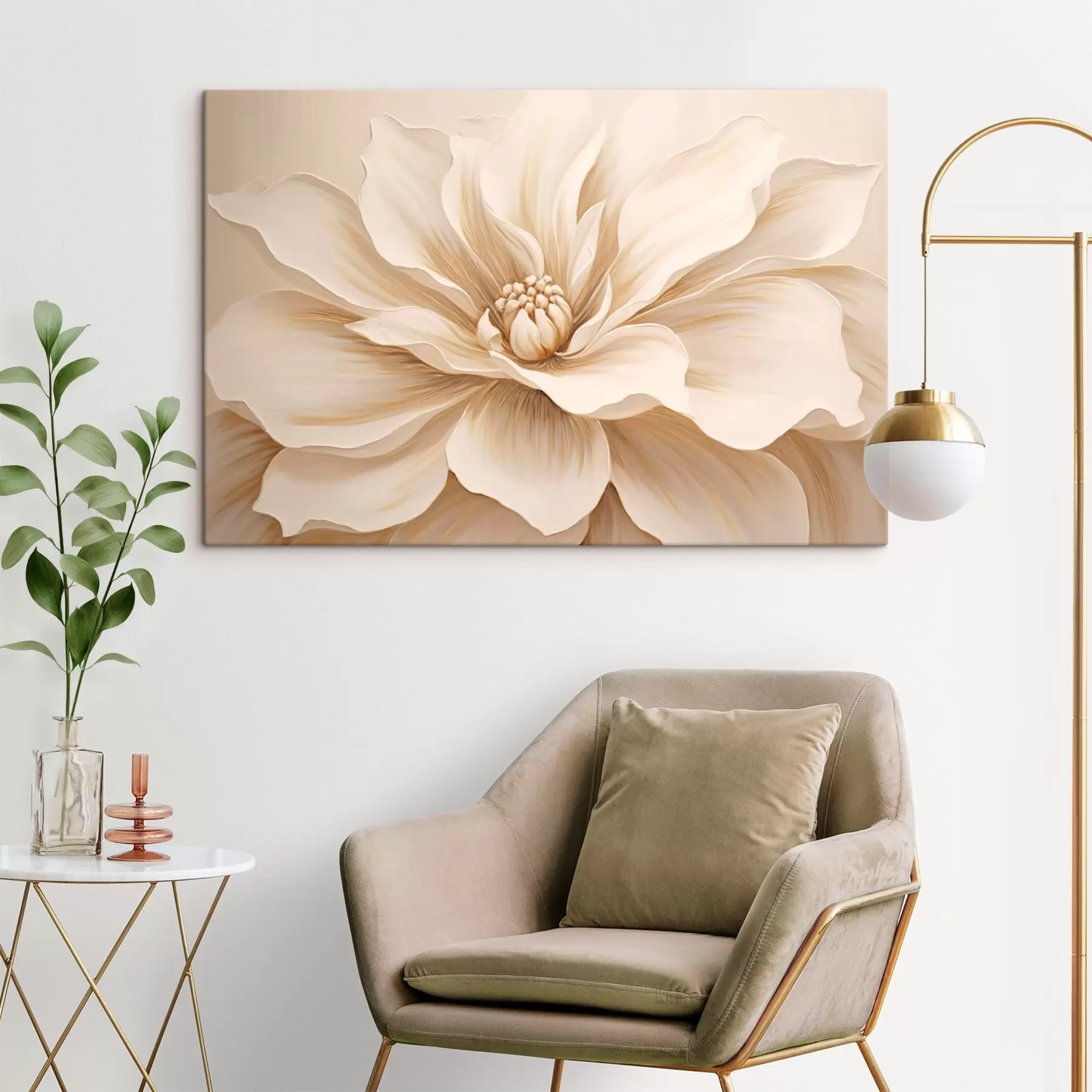 Tableau Grande fleur s45471