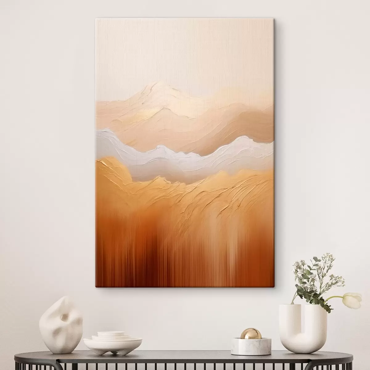 Tableau Montagnes de sable abstraites s45473