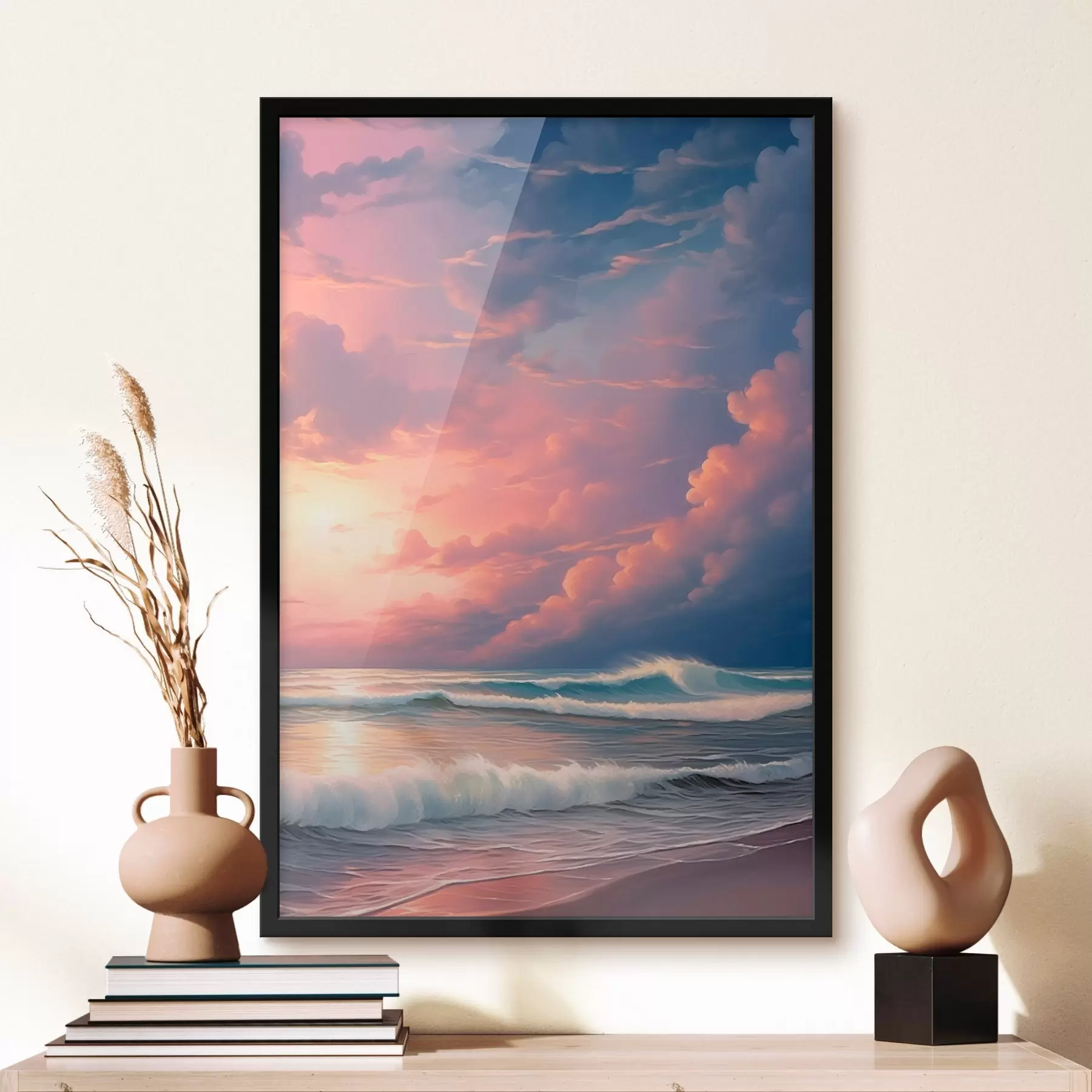 Papier peint Coucher de soleil en mer f45463