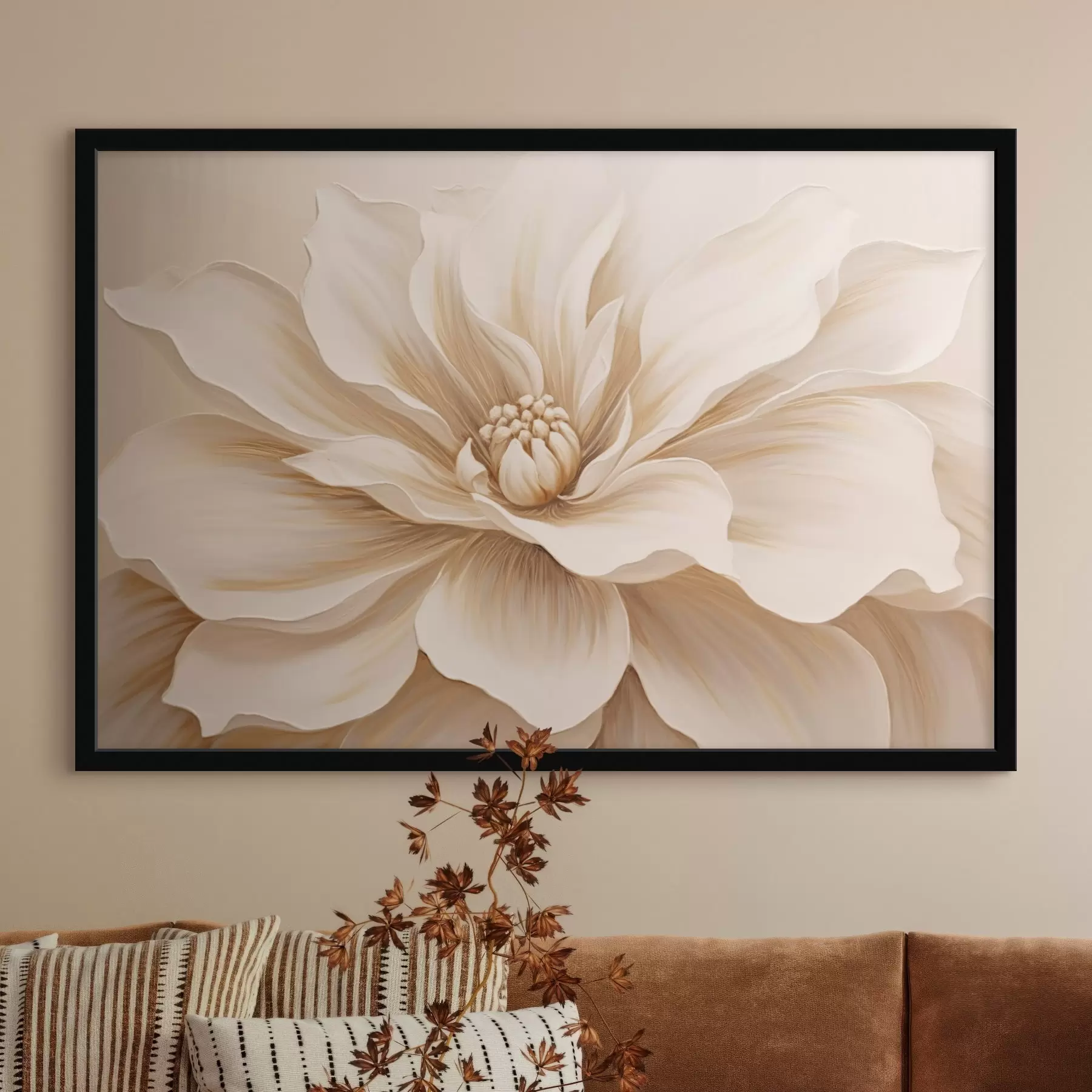 Papier peint Grande fleur f45471