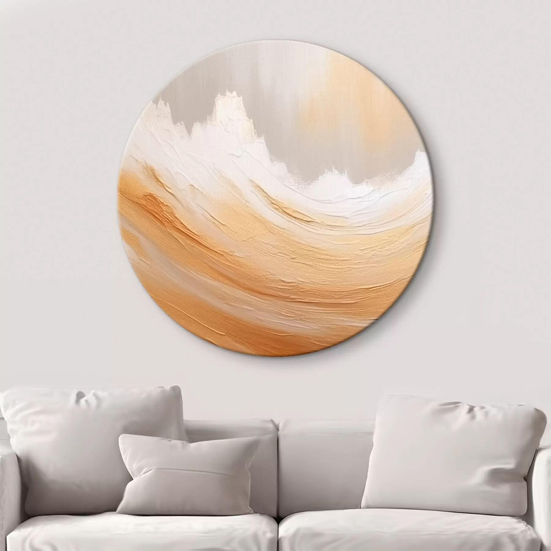 Tableau Montagnes de sable abstraites r45474