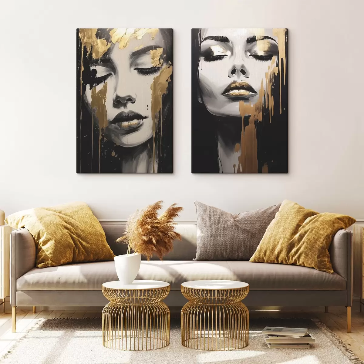 Tableau Visages abstraits m00630