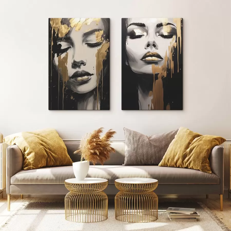 Tableau Visages abstraits m00630