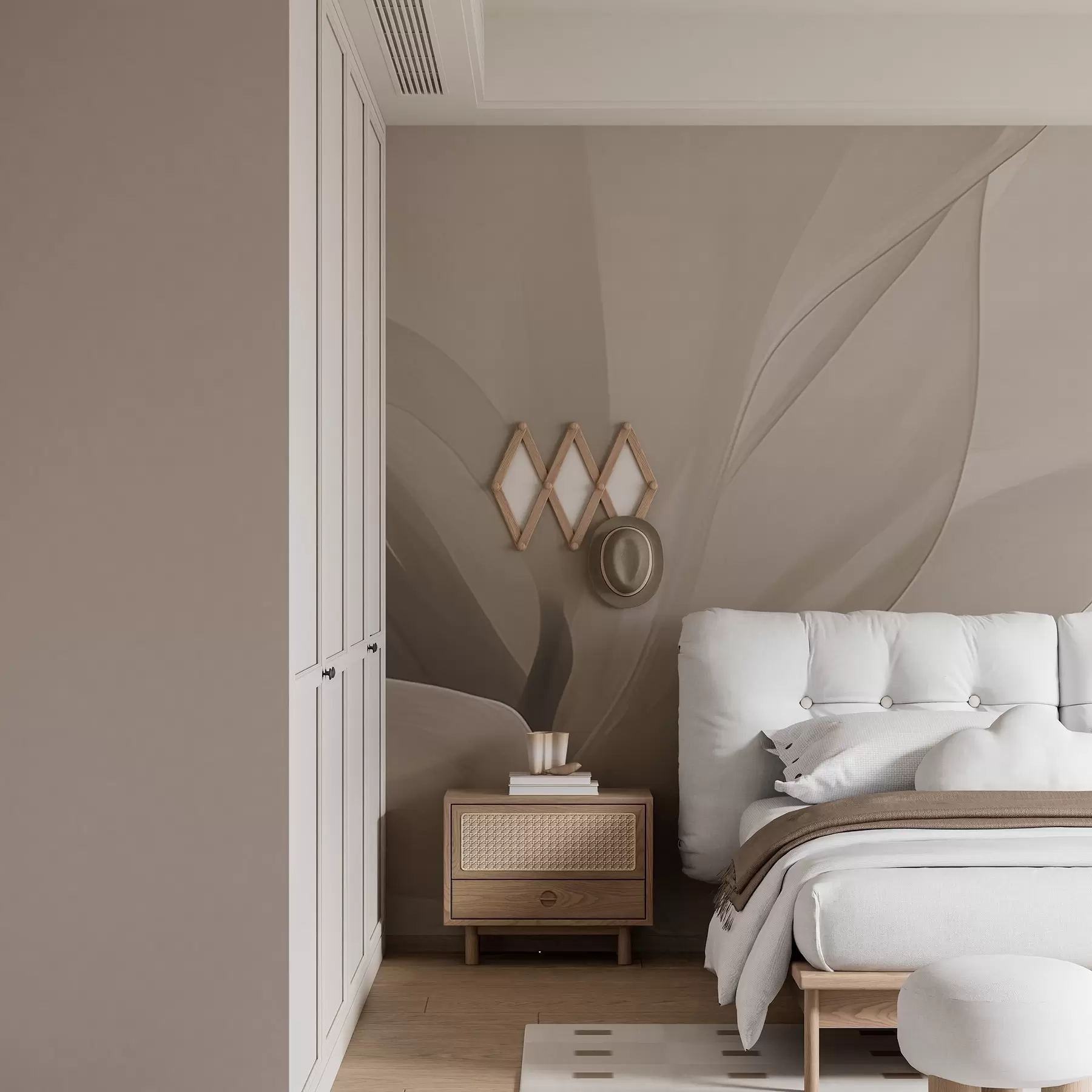 Papier peint Fleur abstraite w04435