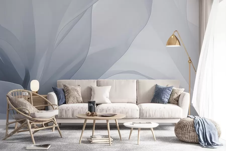 Papier peint Fleur abstraite w04435v2