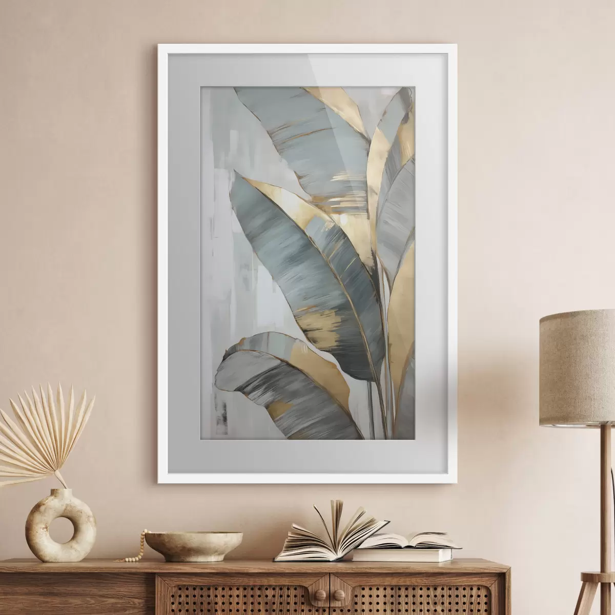 Poster Feuilles et lumière f45551