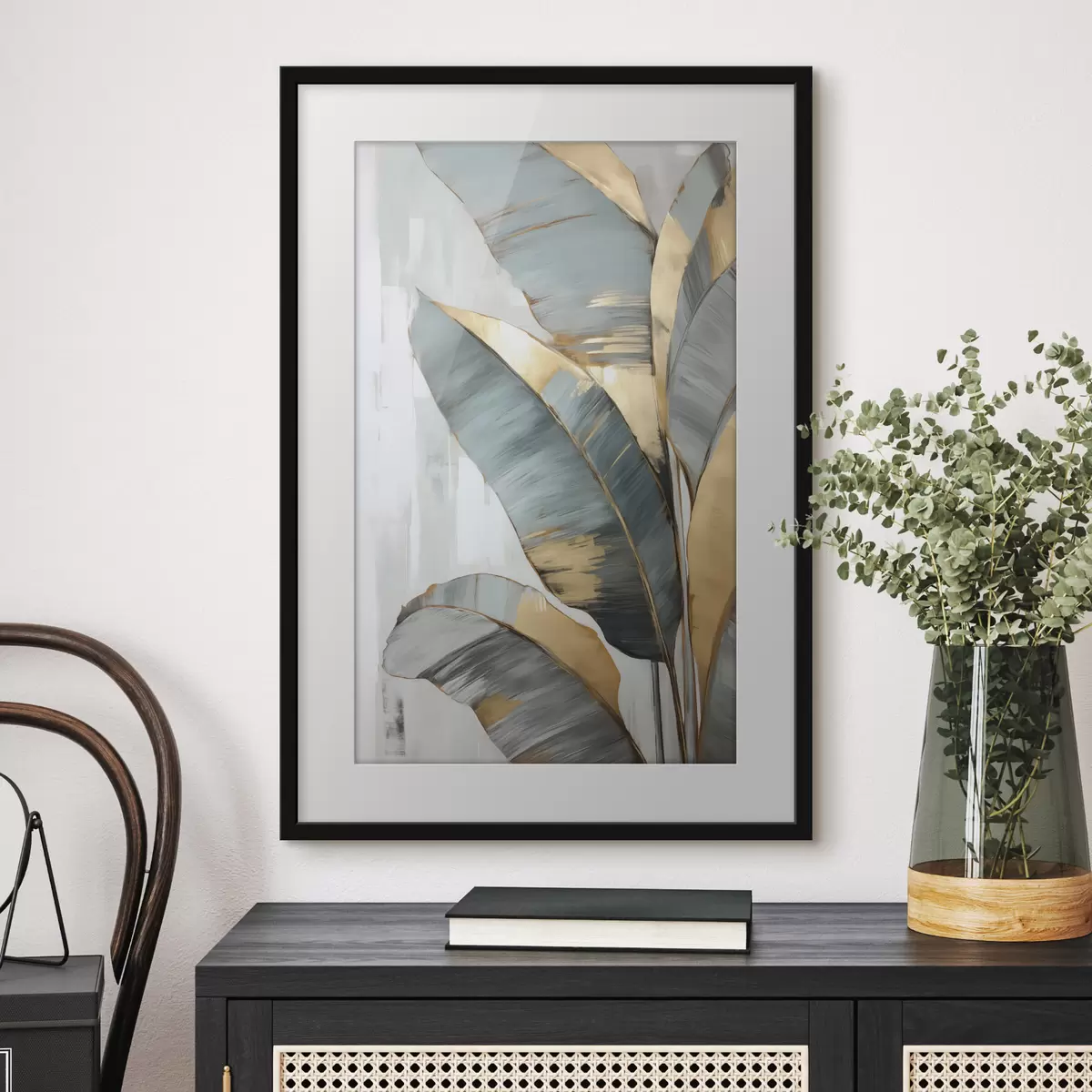 Poster Feuilles et lumière f45551