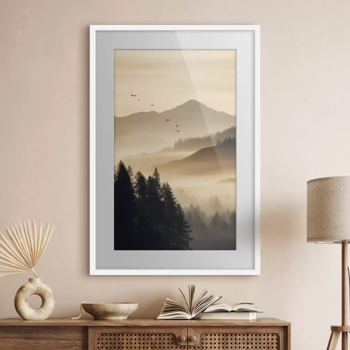 Poster Au-dessus de la brume f45563