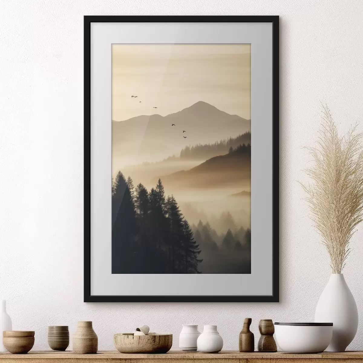 Poster Au-dessus de la brume f45563