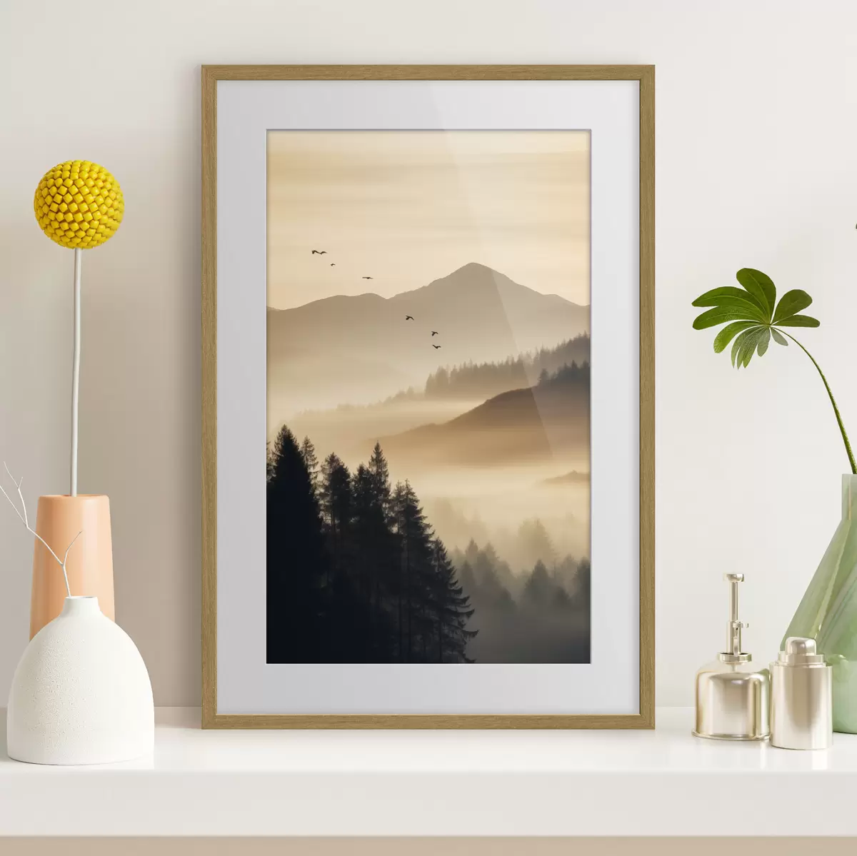 Poster Au-dessus de la brume f45563