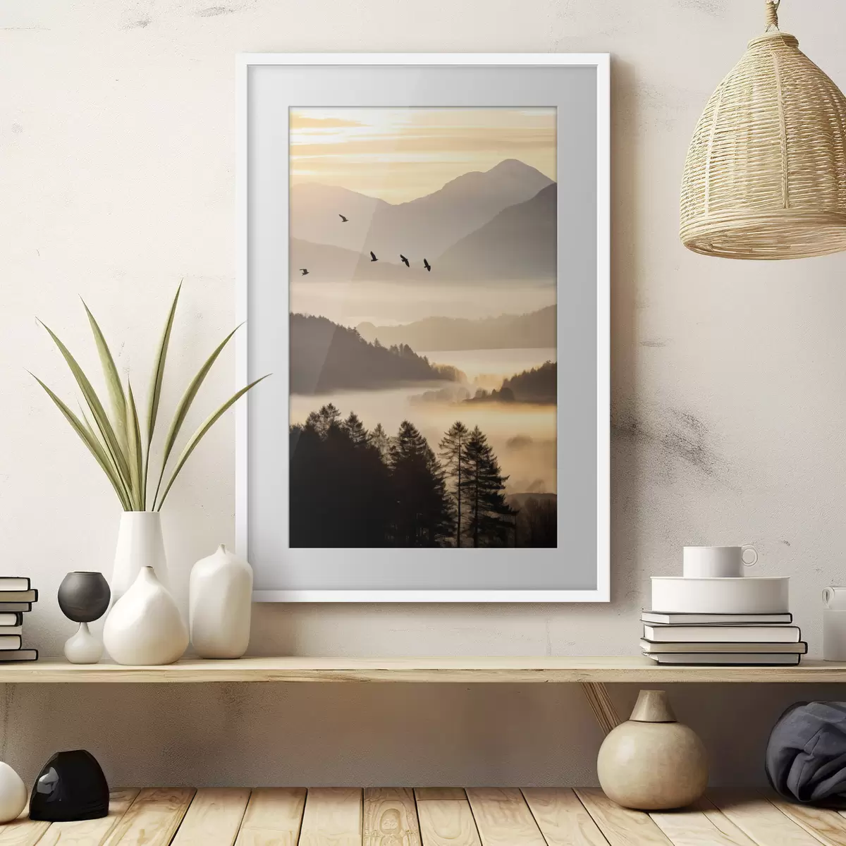 Poster Forêt et joie f45564