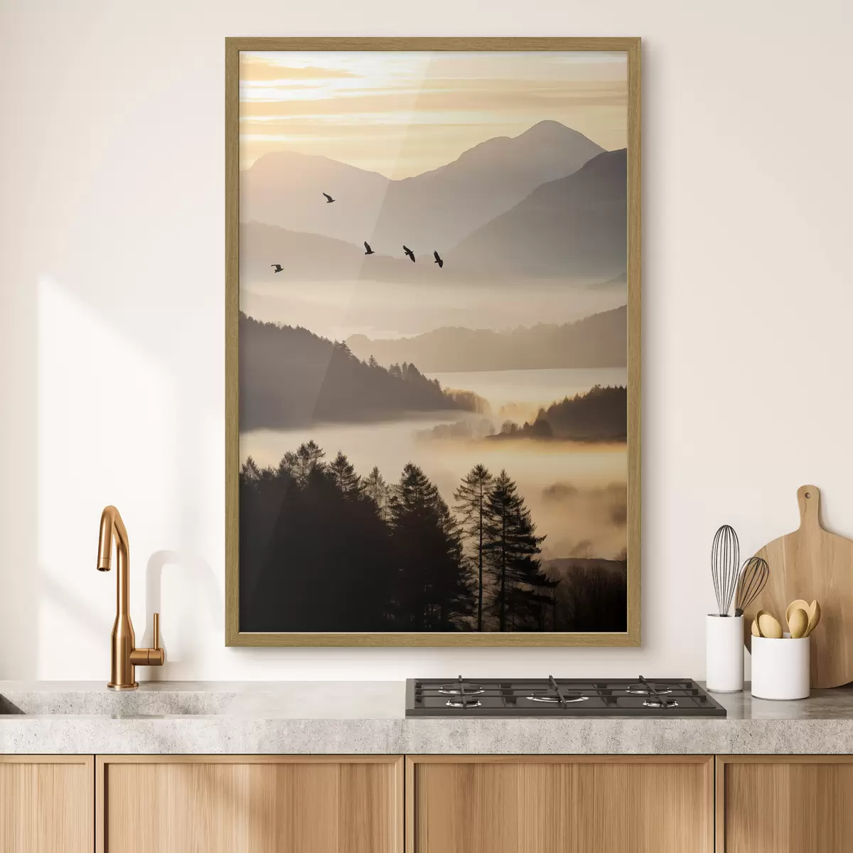Poster Forêt et joie f45564