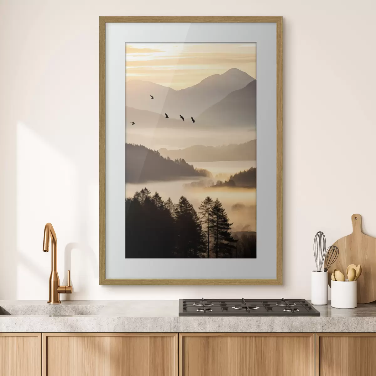 Poster Forêt et joie f45564