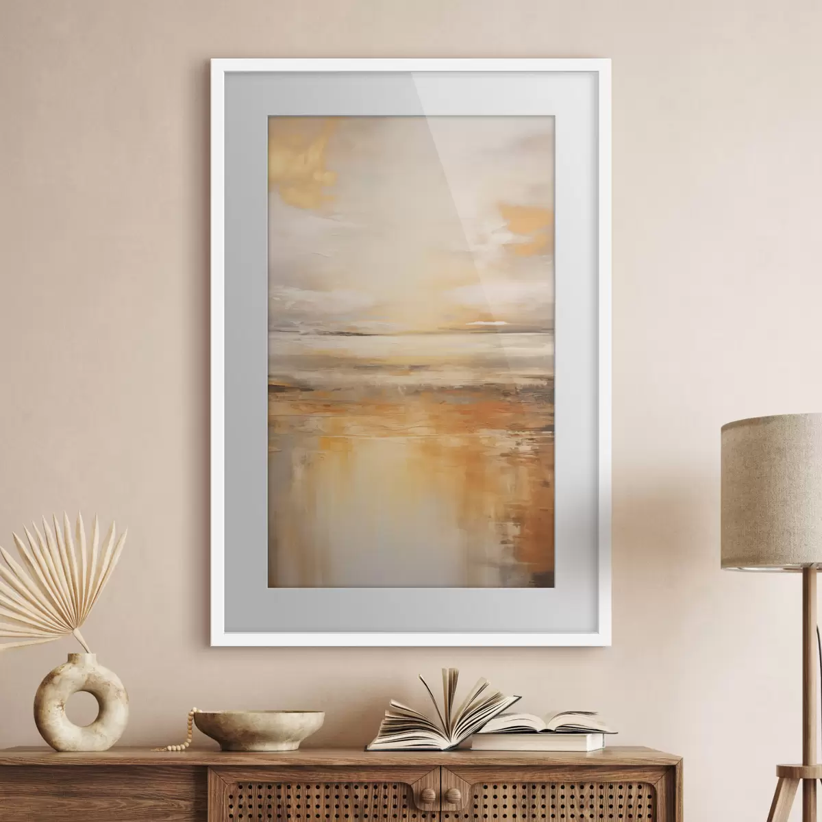 Poster Rivage et élan f45567
