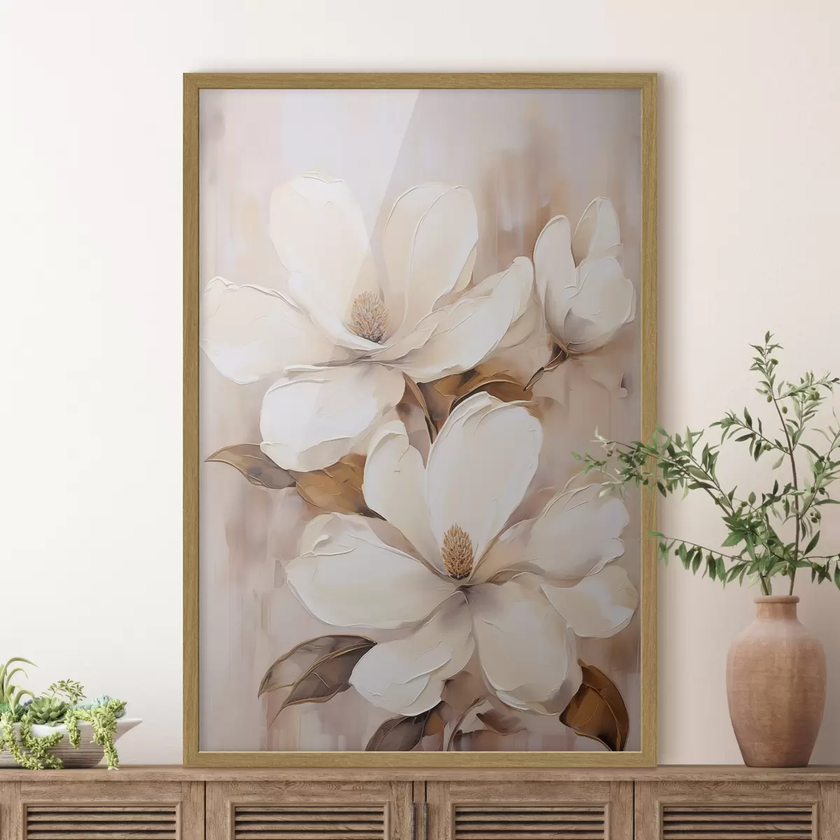 Poster Fleurs et profondeur f45572