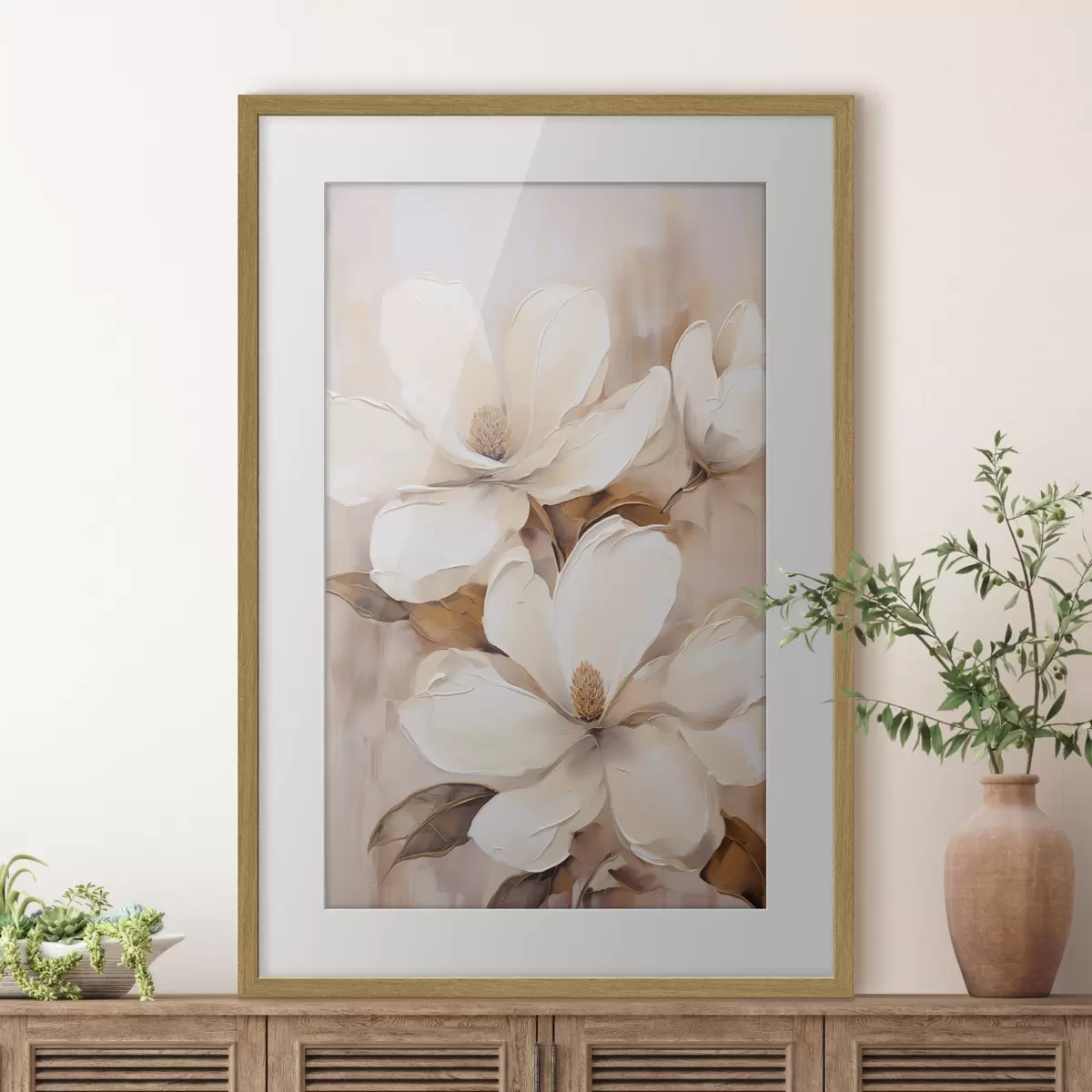 Poster Fleurs et profondeur f45572