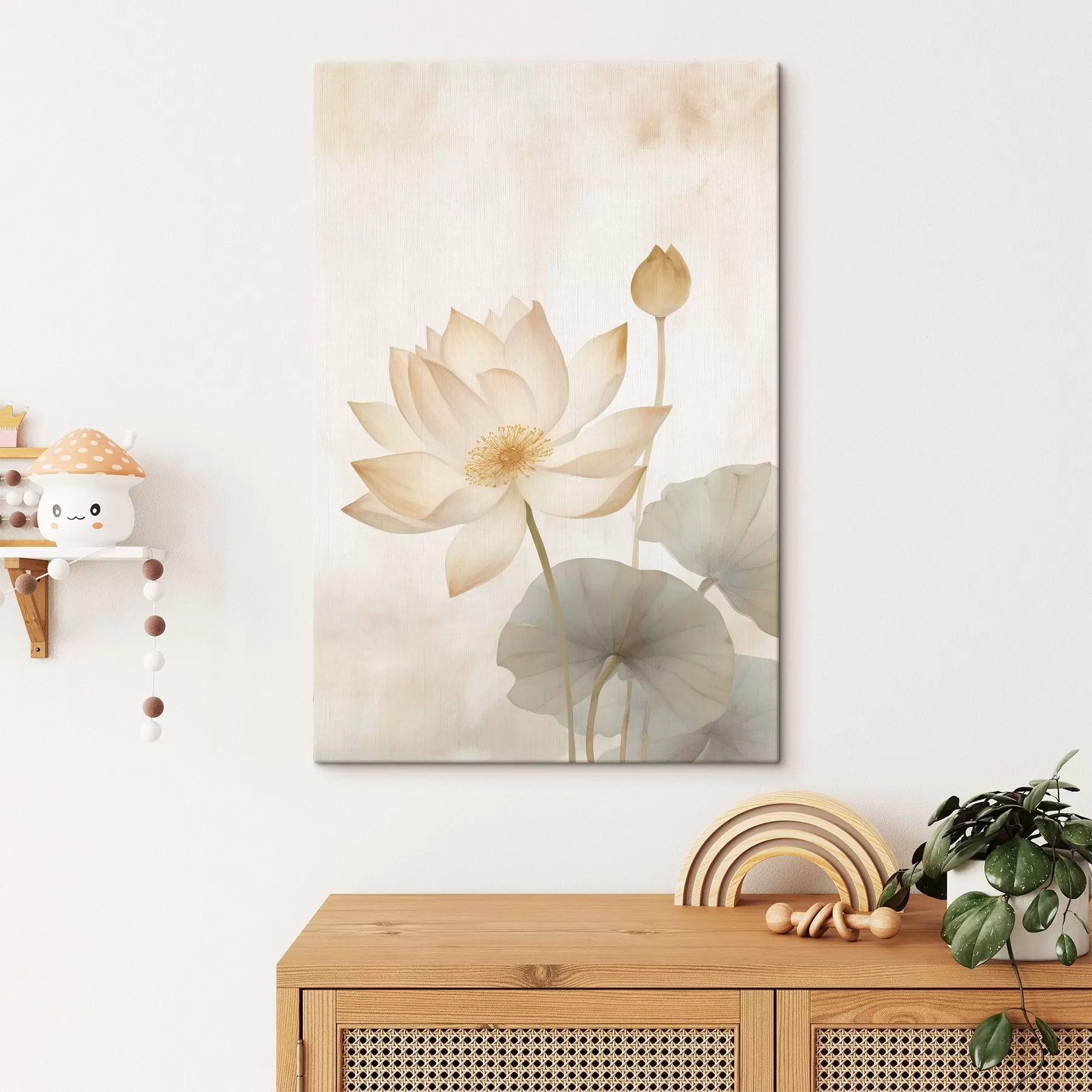 Tableau Grande fleur de lotus s45613