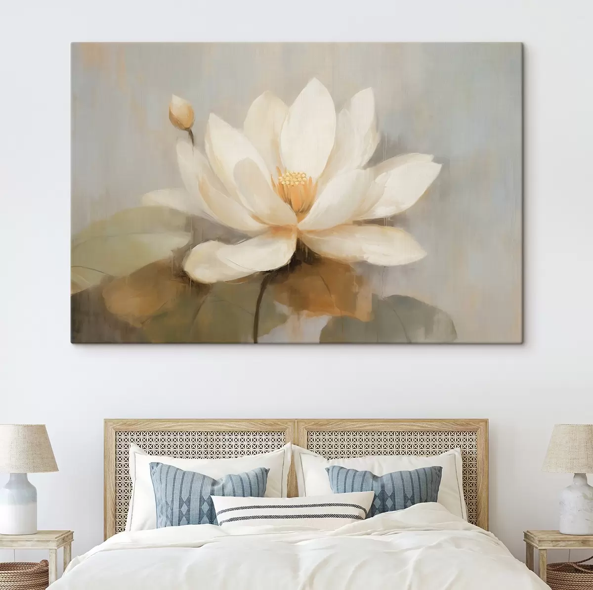 Tableau Grande fleur de lotus s45618