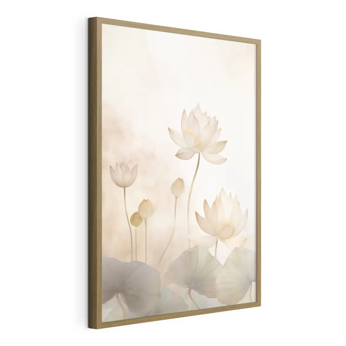 Poster Fleurs de lotus légères f45612