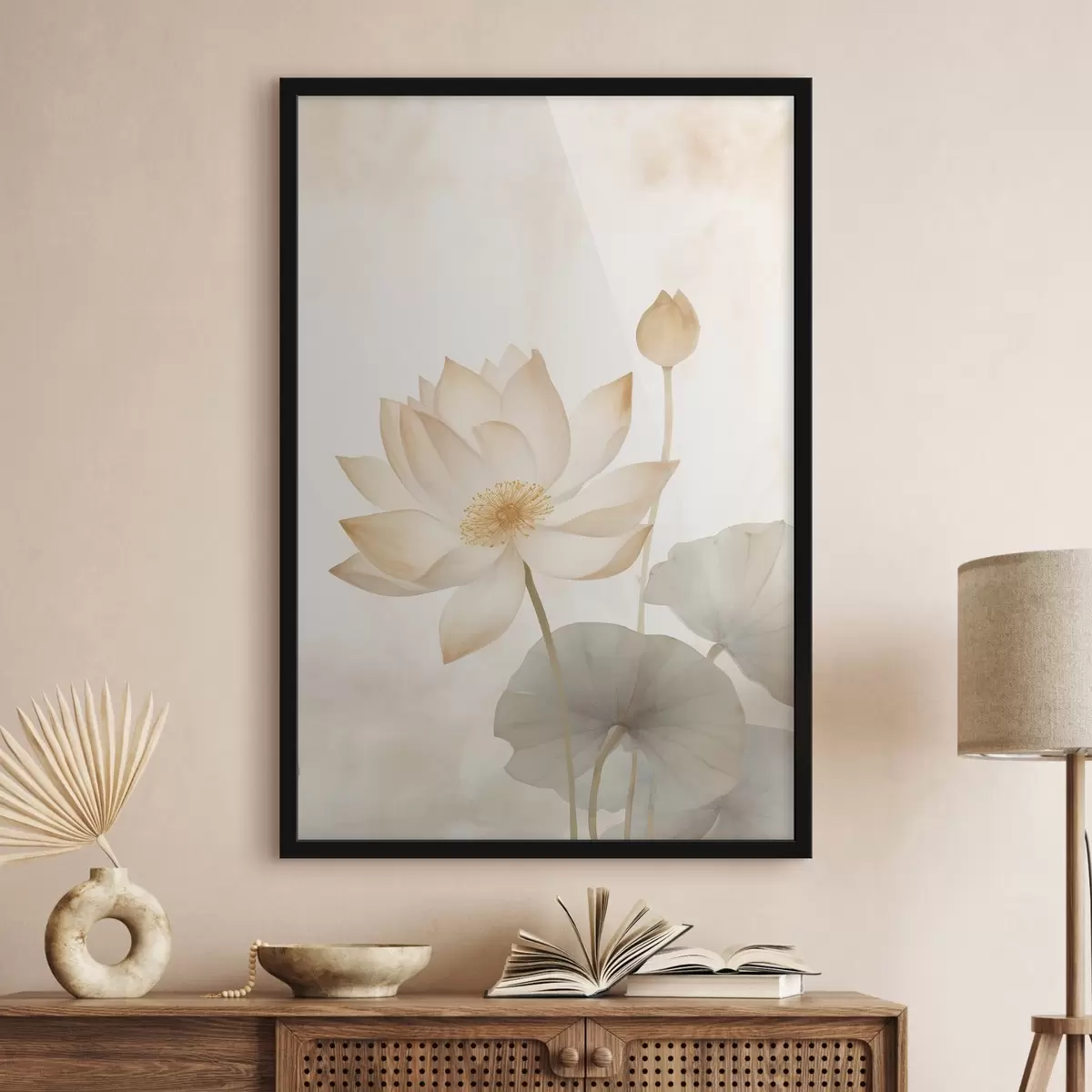 Poster Grande fleur de lotus f45613