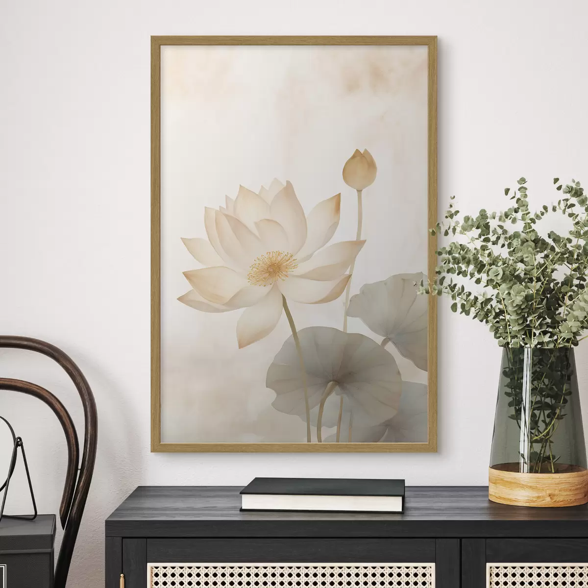 Poster Grande fleur de lotus f45613