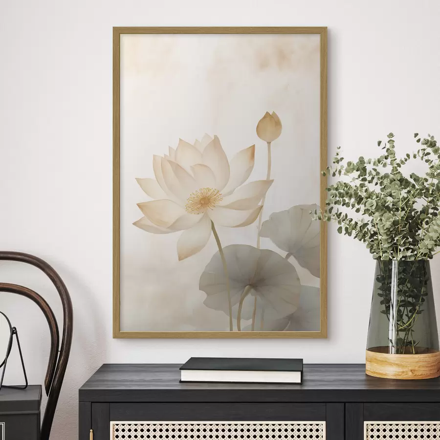 Papier peint Grande fleur de lotus f45613