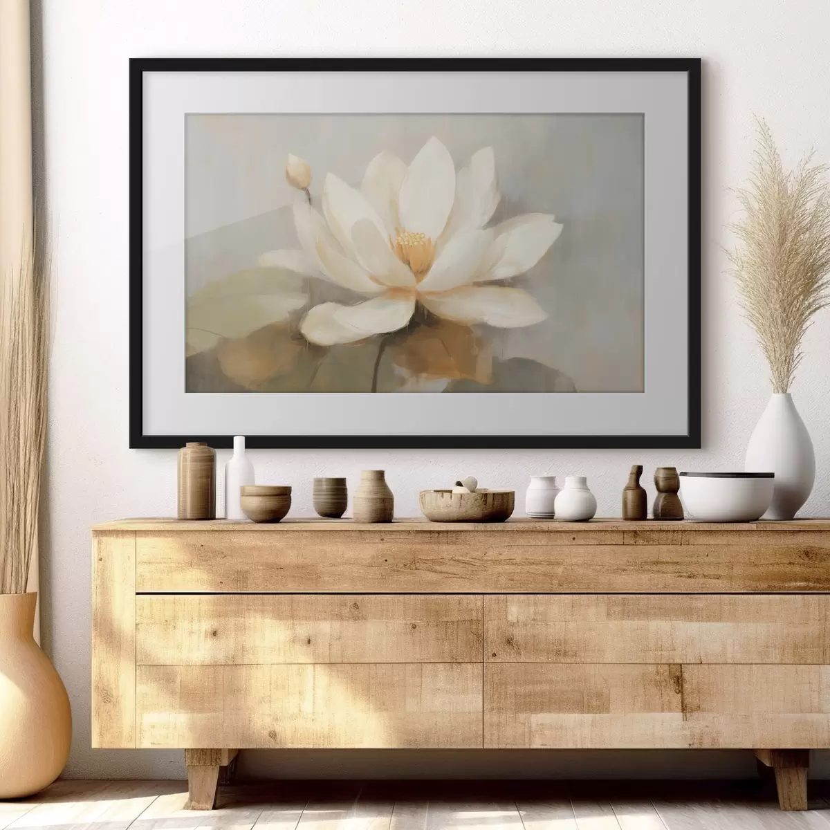 Poster Grande fleur de lotus f45618