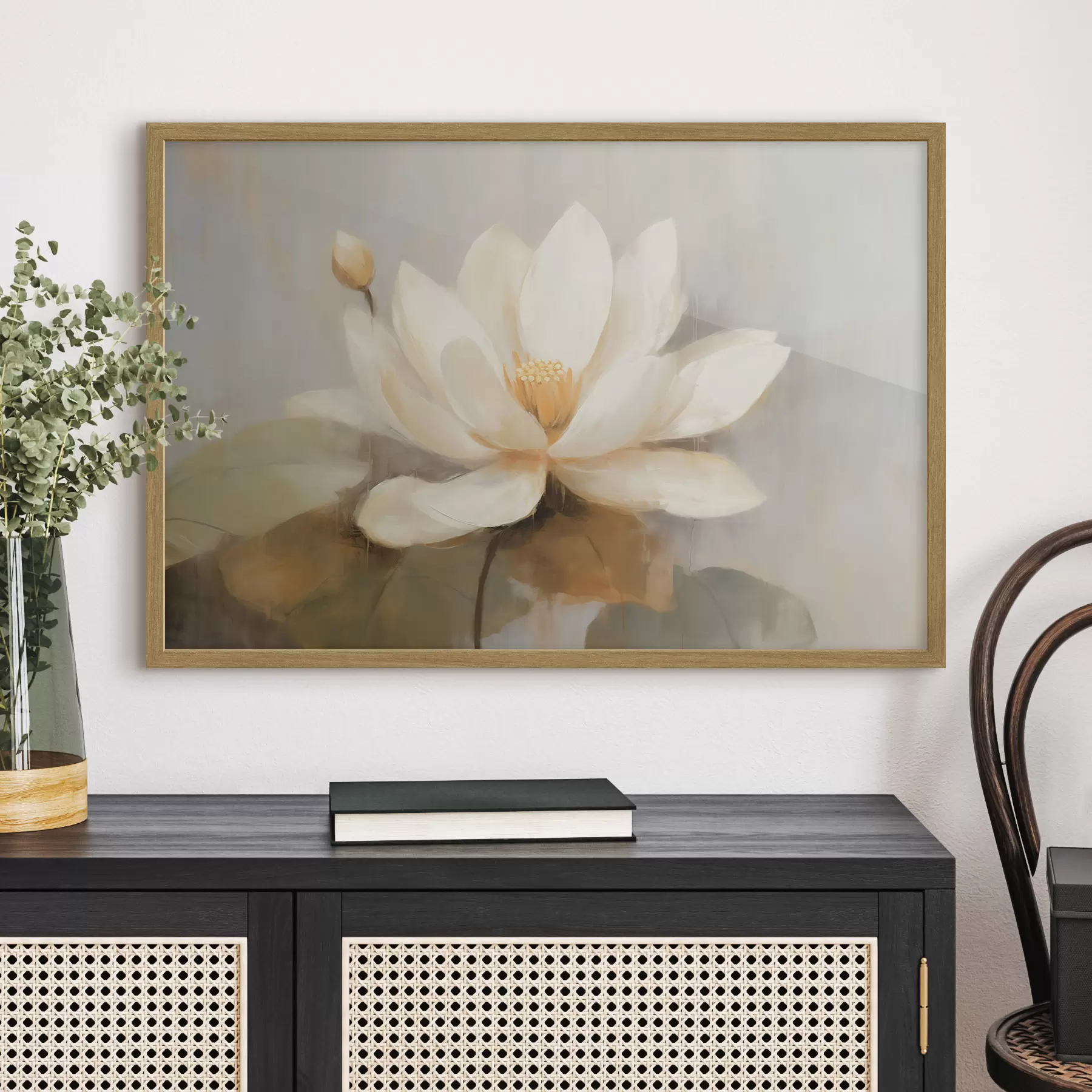 Papier peint Grande fleur de lotus f45618