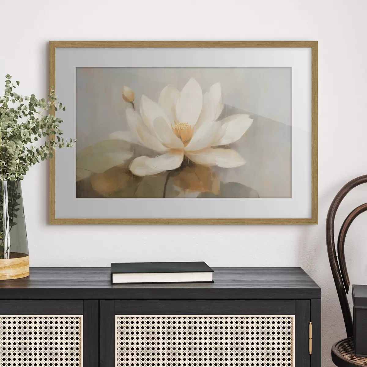 Poster Grande fleur de lotus f45618