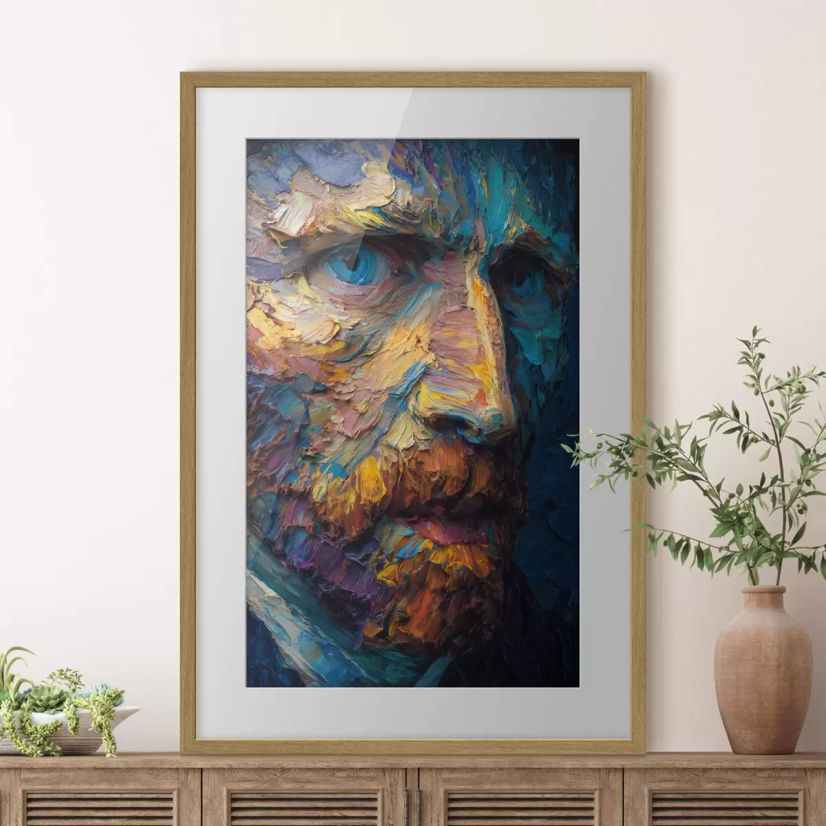 Poster Van Gogh en relief f45546