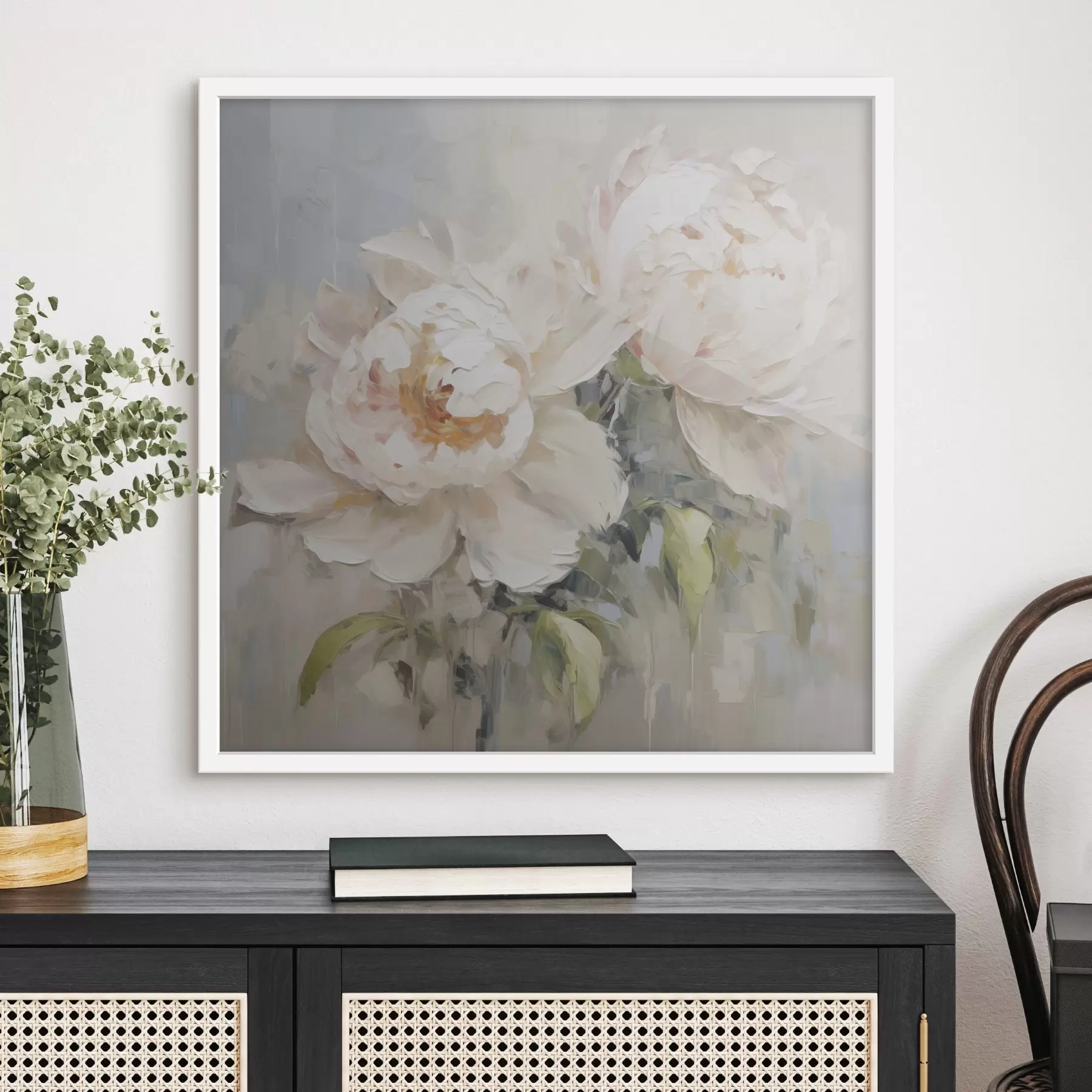 Papier peint Pivoines abstraites f45608