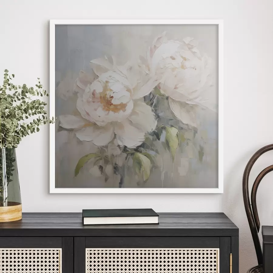 Papier peint Pivoines abstraites f45608