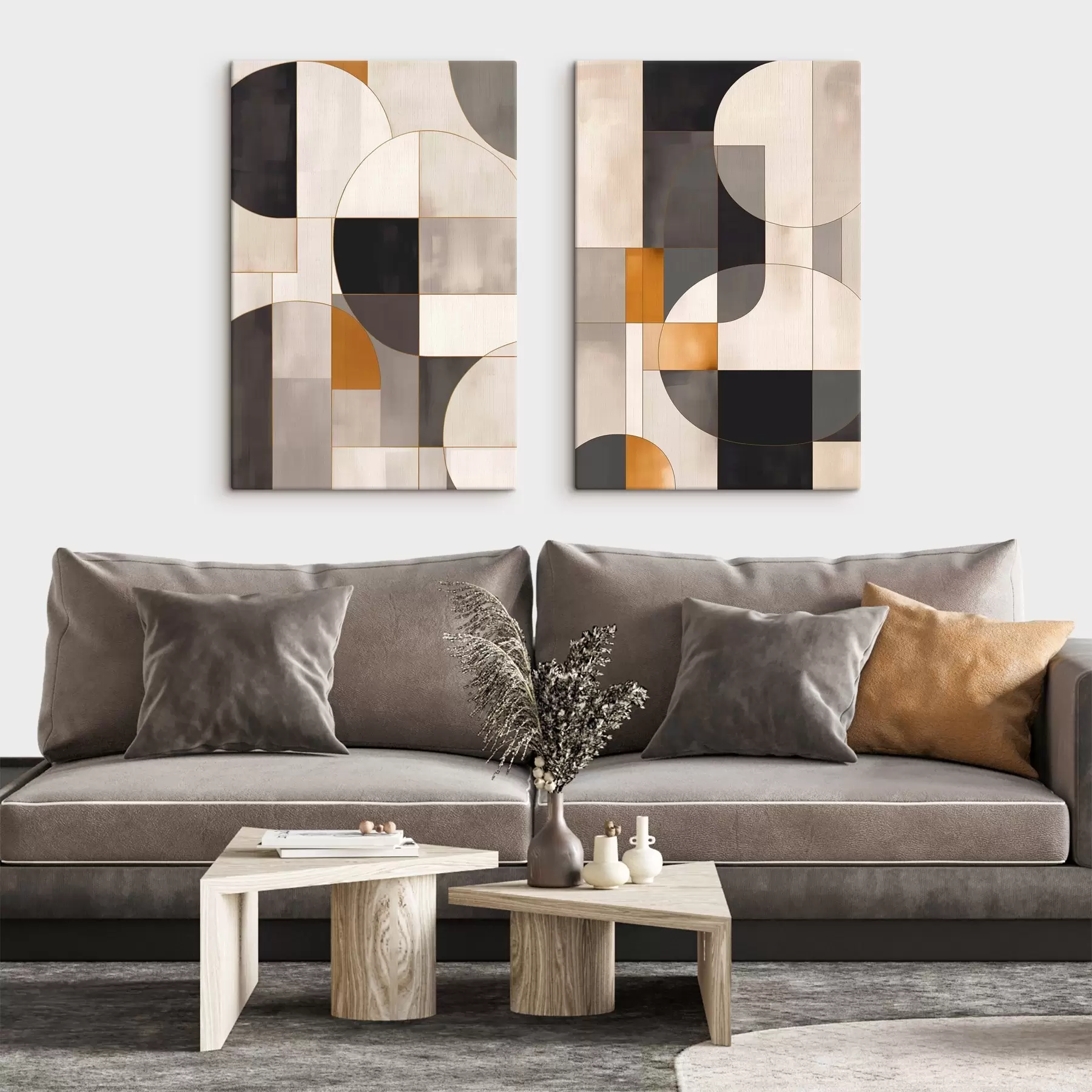 Tableau Abstraction géométrique m00672