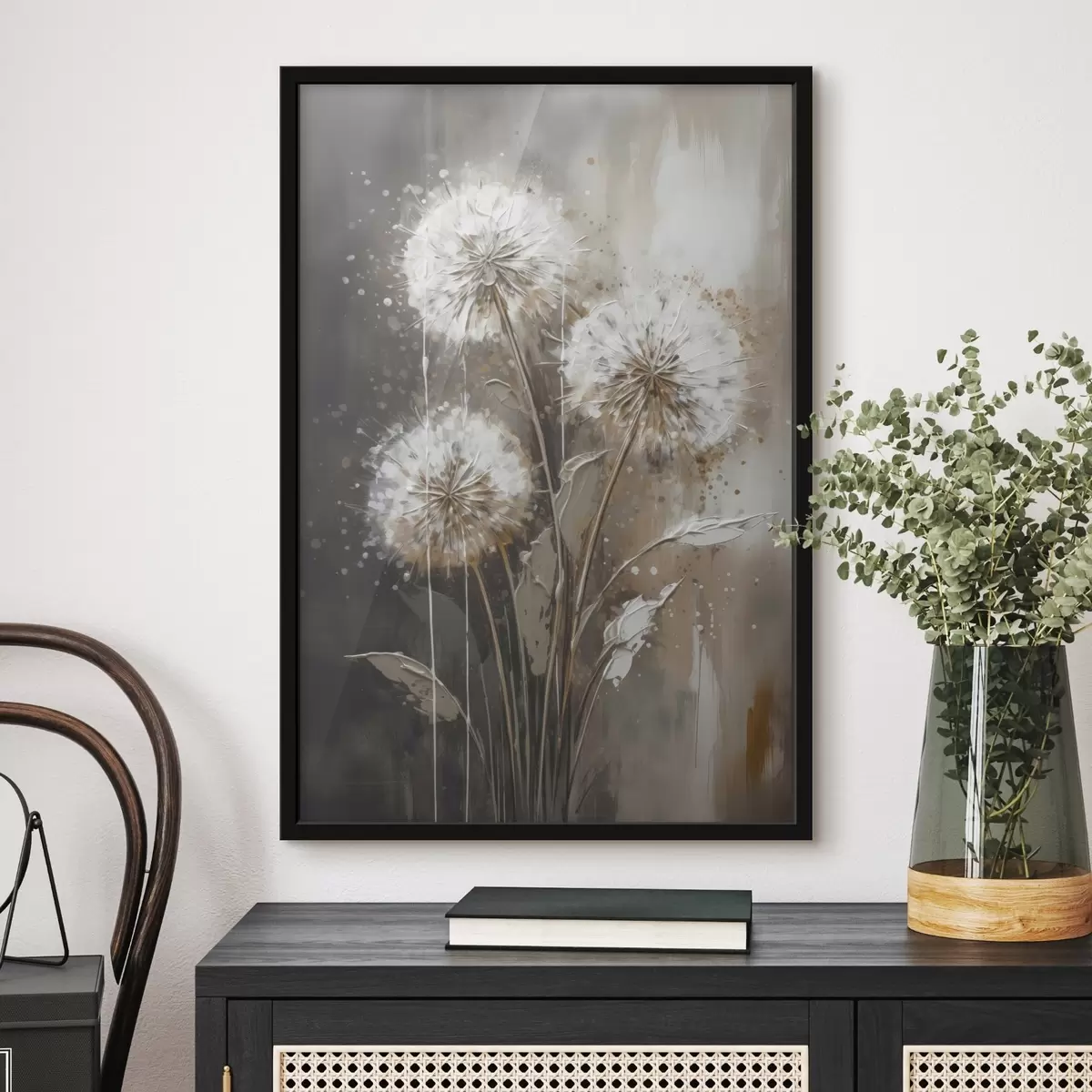Poster Pissenlits abstraits f45449