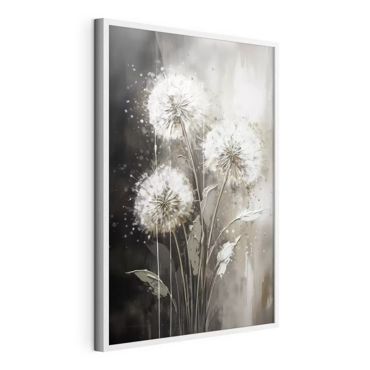 Poster Pissenlits abstraits f45449