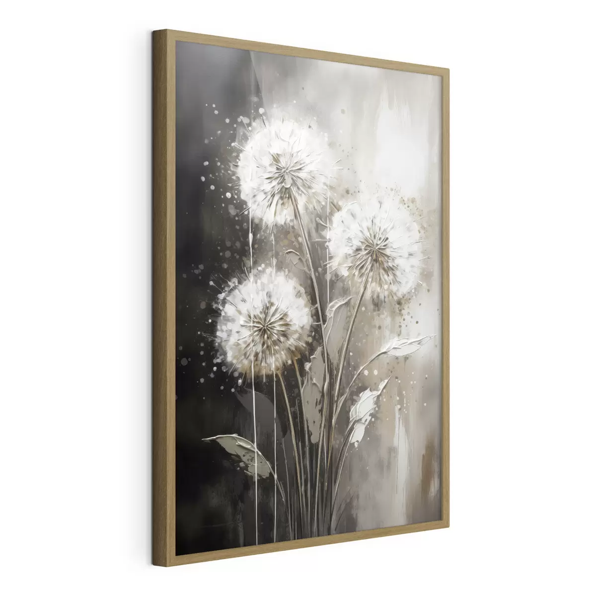 Poster Pissenlits abstraits f45449