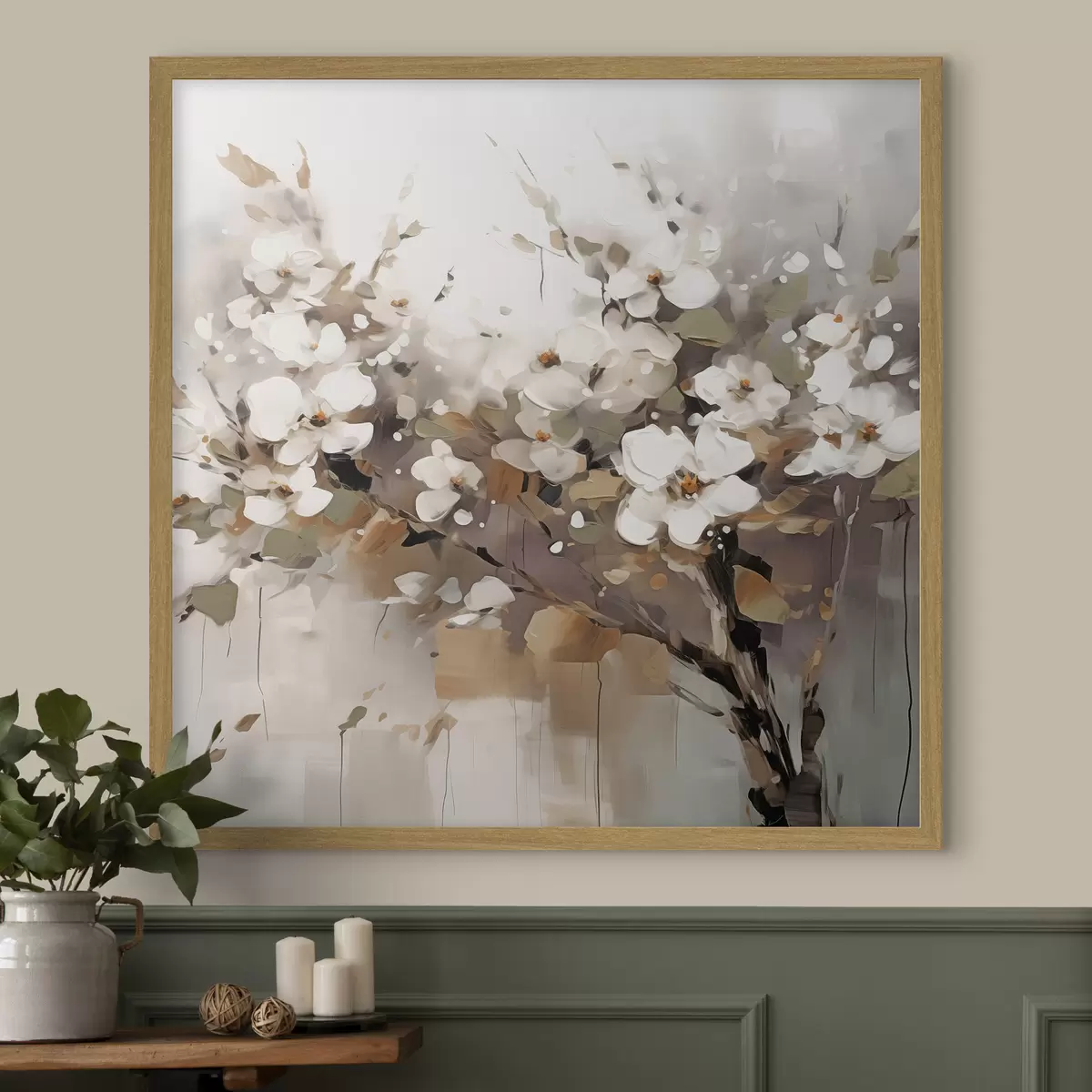 Poster Geste fleuri f45579