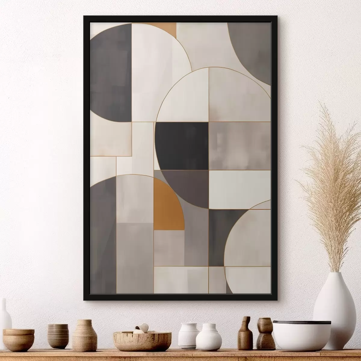 Poster Abstraction géométrique f45584