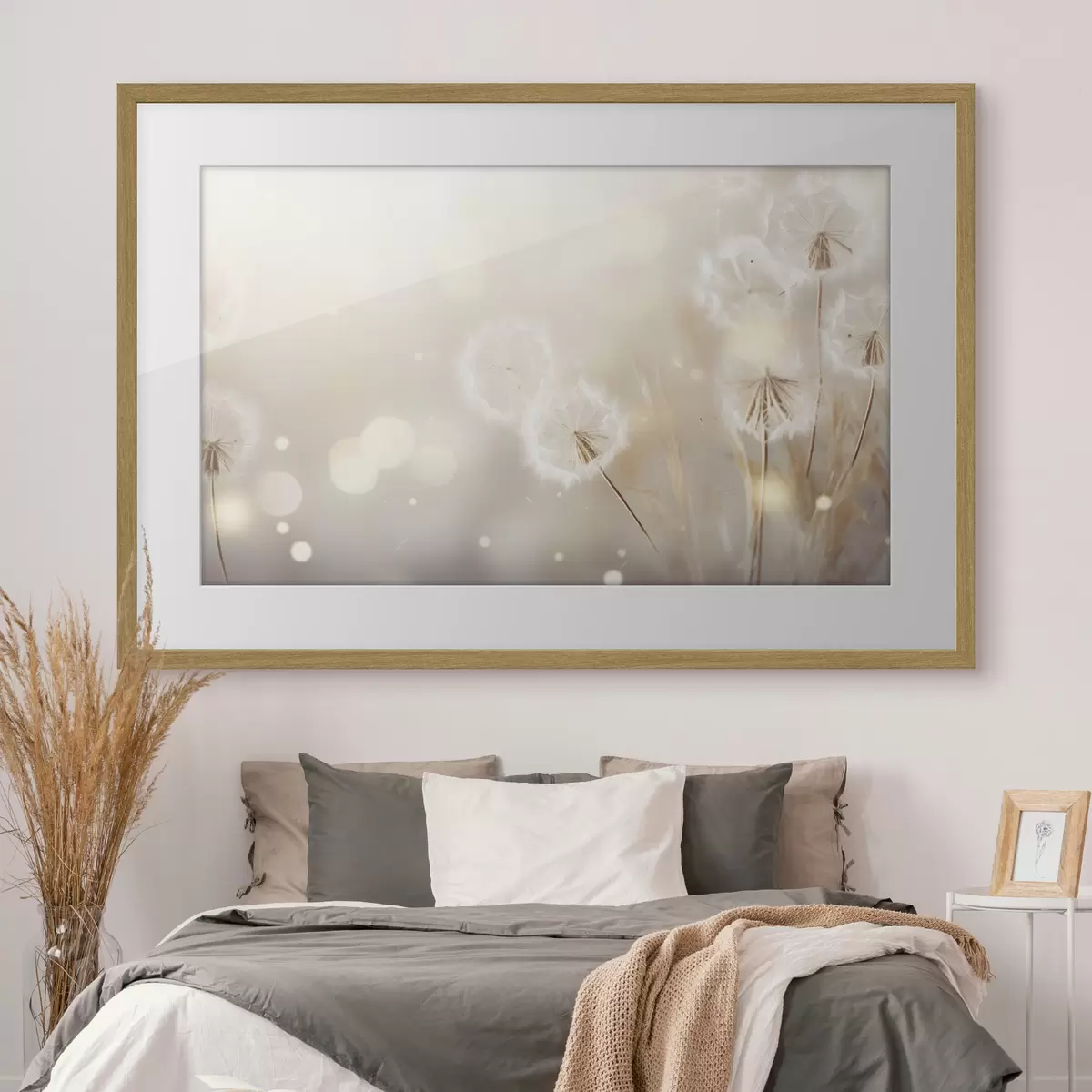 Poster Pissenlits délicats en pleine lumière f45519