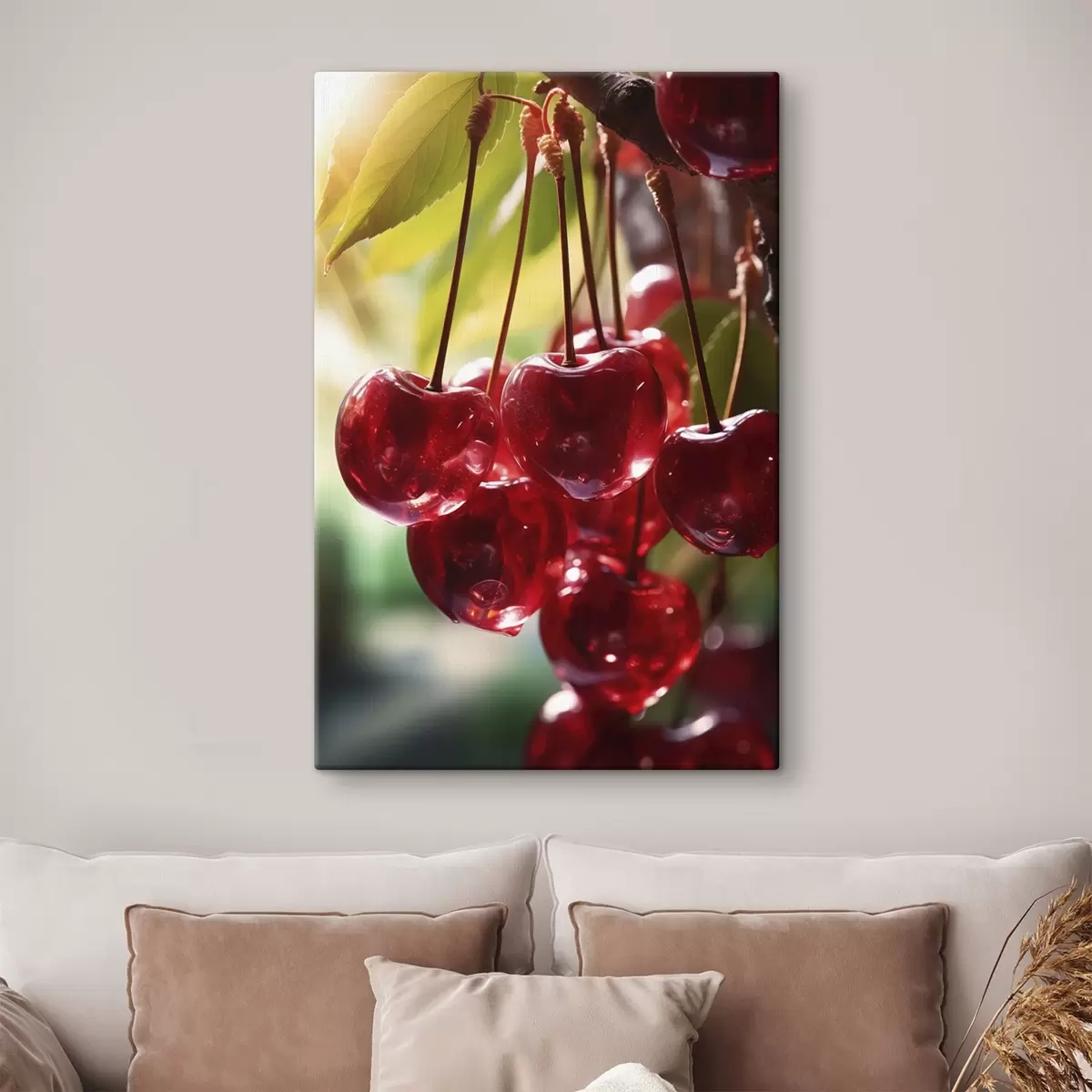 Tableau Portrait d'une fille avec une peinture abstraite orange s45498