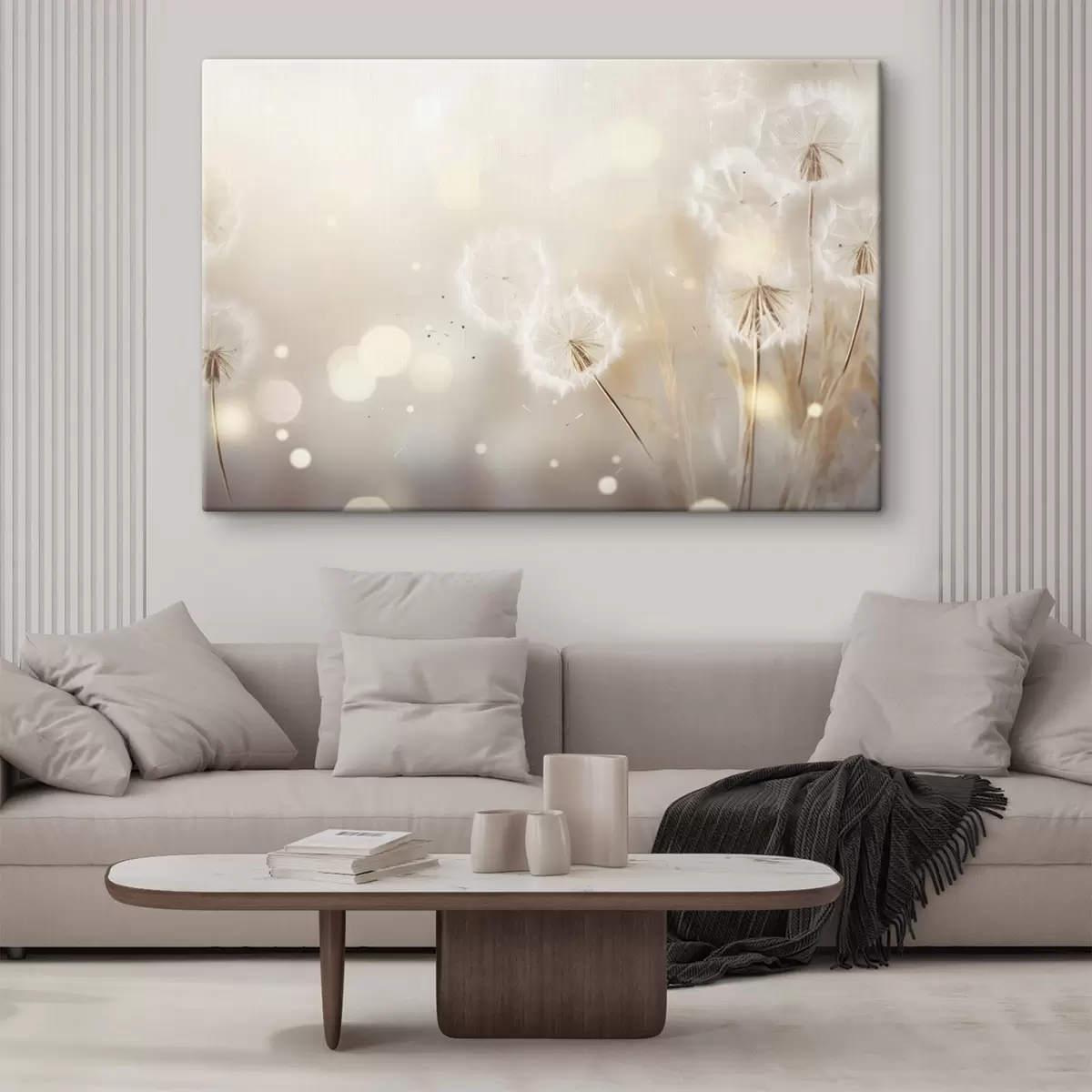 Tableau Pissenlits délicats en pleine lumière s45519