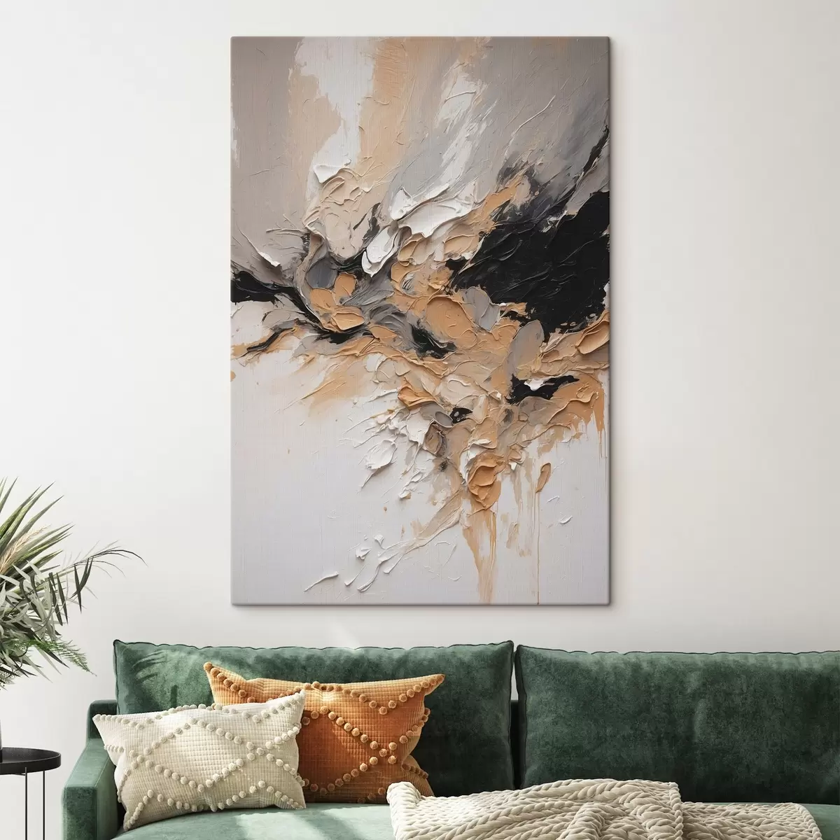 Tableau Texture abstraite avec traits de peinture s45619