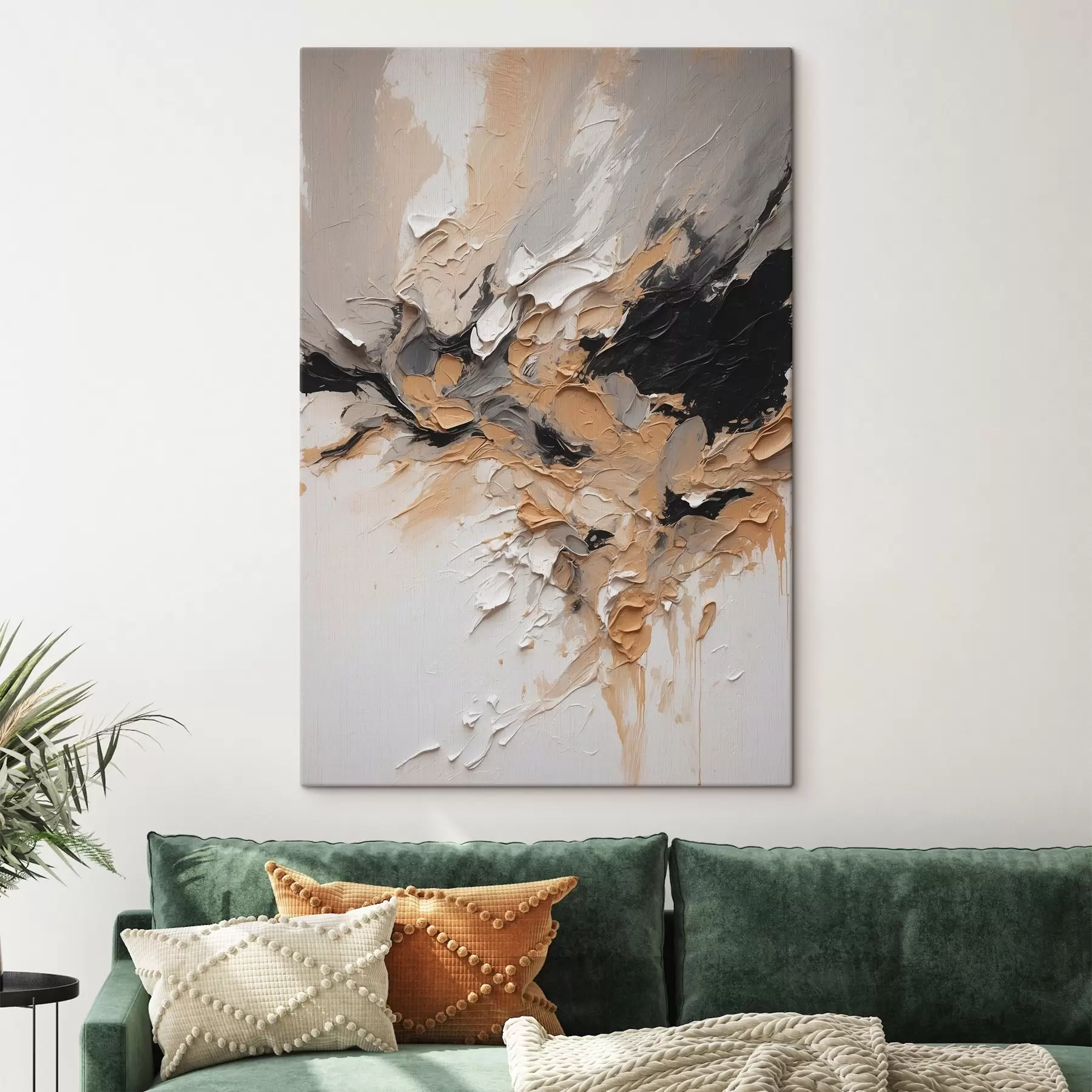 Tableau Texture abstraite avec traits de peinture s45619