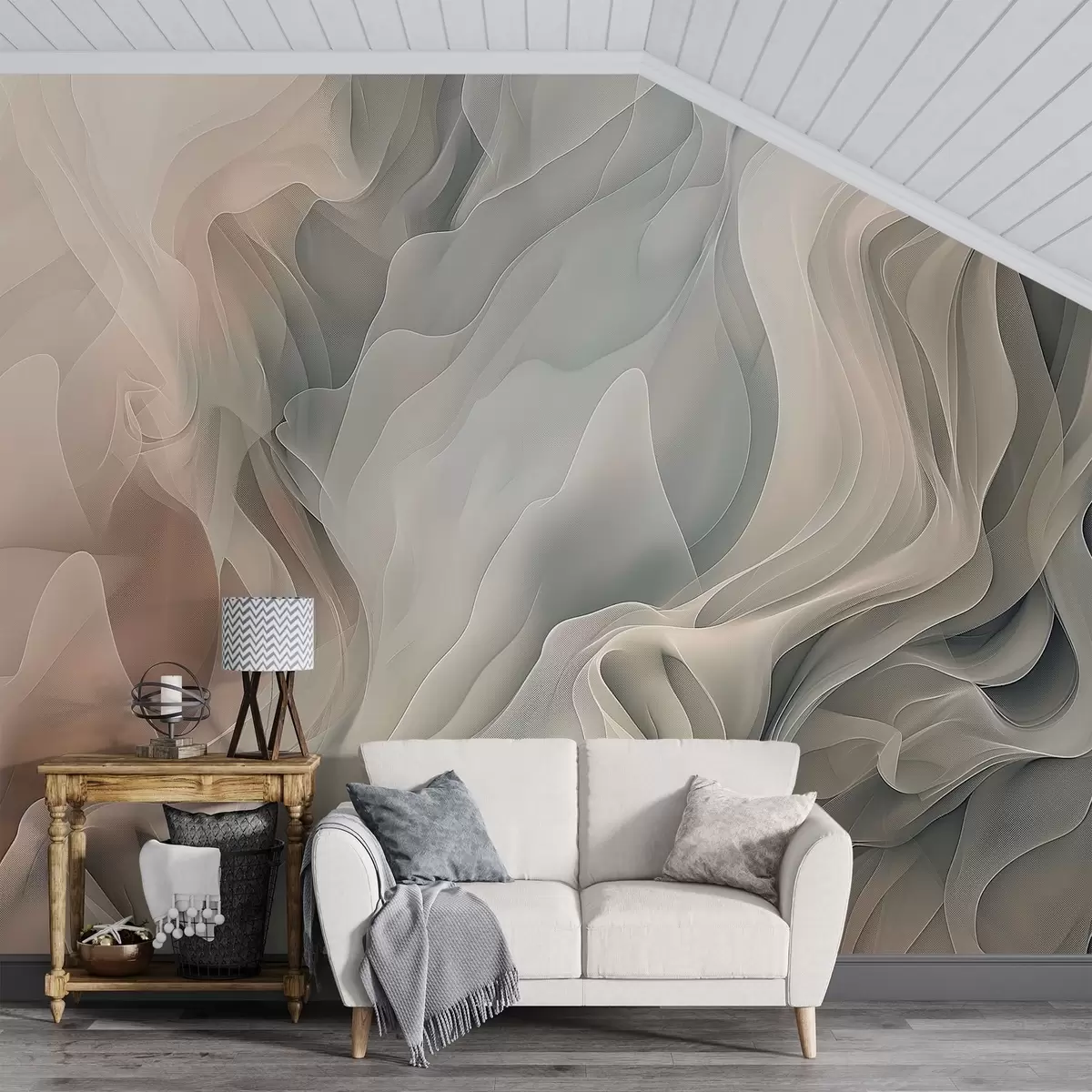 Papier peint Vagues abstraites w04450