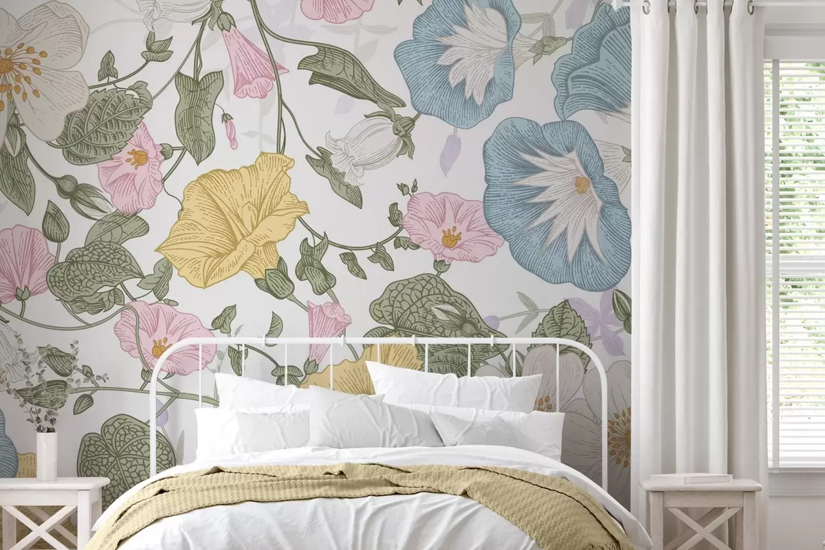 Papier peint Fleurs w04490