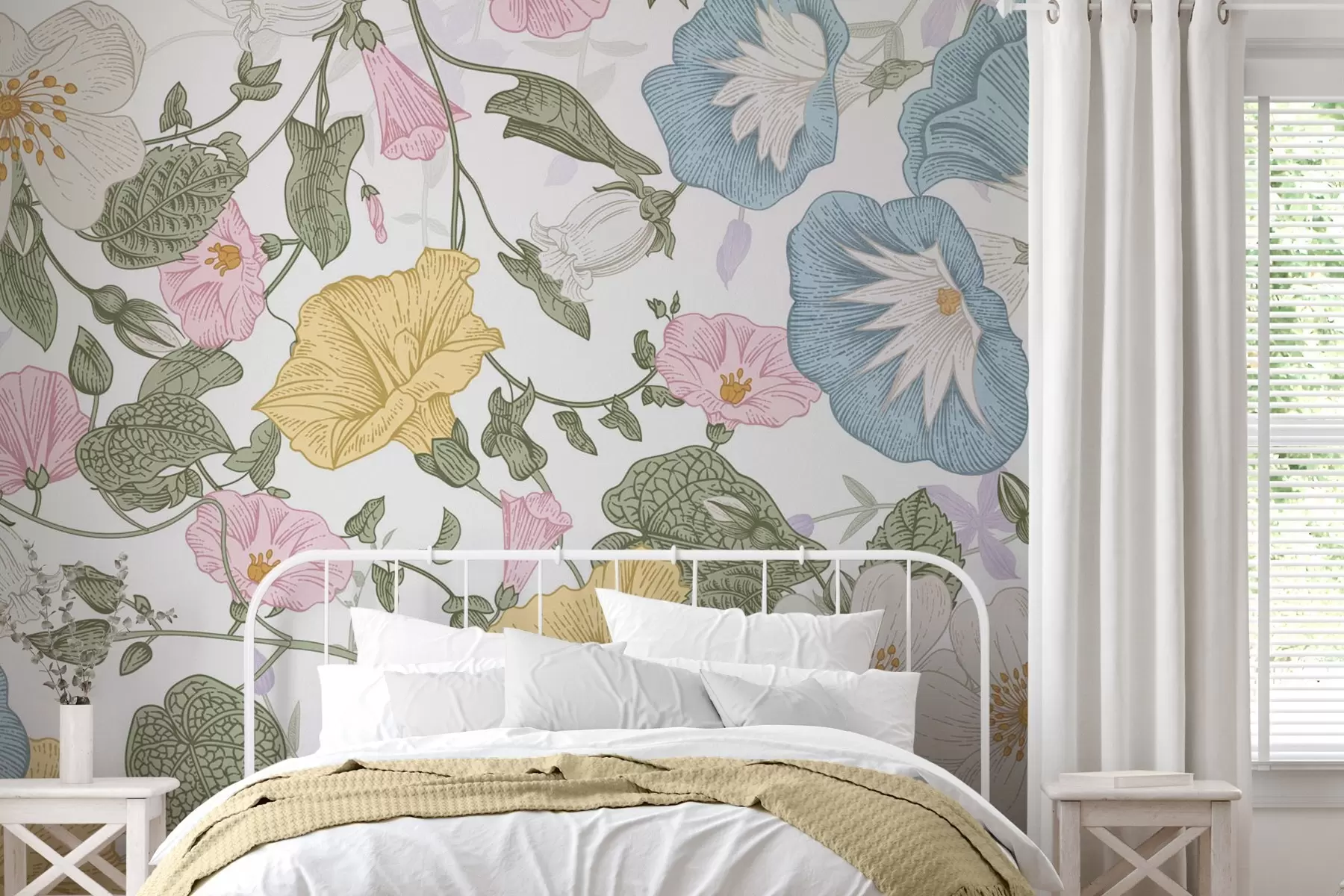 Papier peint Fleurs w04490