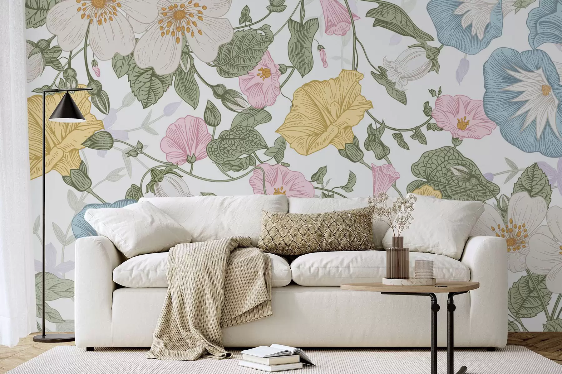 Papier peint Fleurs w04490